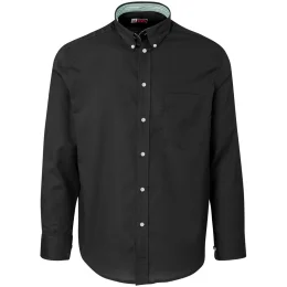 Mens Long Sleeve Aspen Shirt - BLACK - S