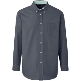 Mens Long Sleeve Aspen Shirt - GREY - 4XL