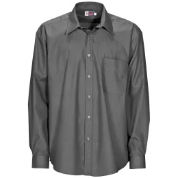 Mens Long Sleeve Washington Shirt - GREY - XL