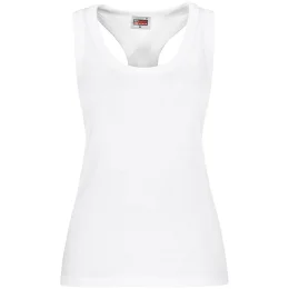 Ladies Maui Racerback Top - WHITE - S