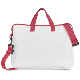 Hoppla Nimbus Neoprene Laptop Sleeve with Handles & Shoulder Strap – 15 -16 inch - RED
