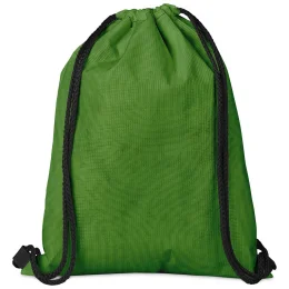 Hoppla Bellville Recycled PET Drawstring Bag - BLACK