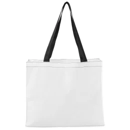 Hoppla Menlyn Recycled PET Stitch-Bond Shopper - BLACK