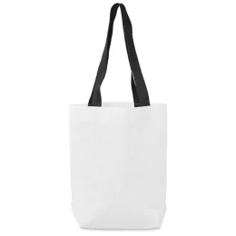 Hoppla Bayside Recycled PET Stitch-Bond Shopper - BLACK