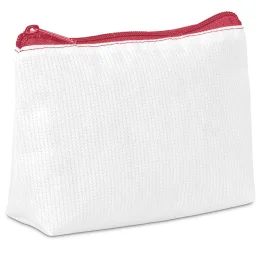 Hoppla Leanne Recycled PET Stitch-Bond Mini Toiletry Bag - RED