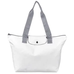 Hoppla Rosebank Polyester Roll-Up Tote Bag - GREY