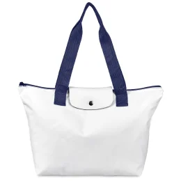 Hoppla Rosebank Polyester Roll-Up Tote Bag - NAVY