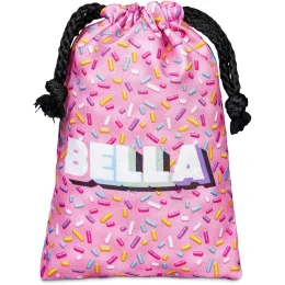 Hoppla Atlantic Mini Polyester Drawstring Pouch - BLACK