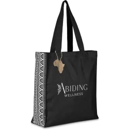 Andy Cartwright Symmetry Cotton Tote - BLACK