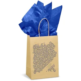 Altitude Ecological Digital Print Mini Paper Gift Bag 150gsm - NATURAL
