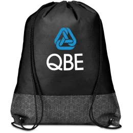 Altitude Andes Non-Woven Drawstring Bag - BLACK