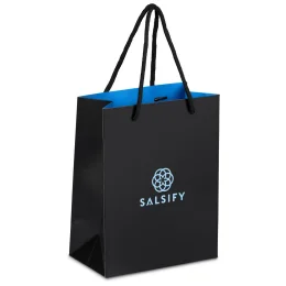 Altitude Finery Mini Paper Gift Bag - LIGHT BLUE