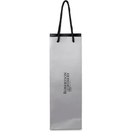 Altitude Majesty Wine Paper Gift Bag - SILVER