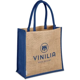 Okiyo Okinawa Jute Tote - BLUE