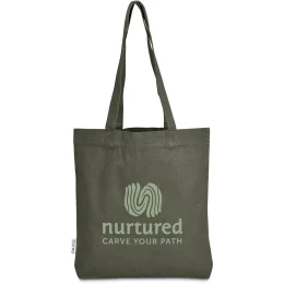 Okiyo Kyanbasu Recycled Canvas Shopper - MILITARY GREEN