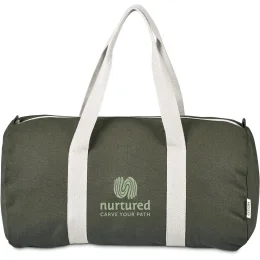 Okiyo Supotsu Recycled Canvas Sports Bag - MILITARY GREEN