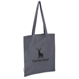 Okiyo Ito Recycled Coloured Cotton Shopper - DARK GREY