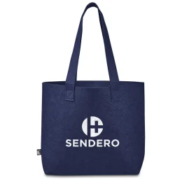 Okiyo Yoongi Recycled PET Felt Shopper - NAVY