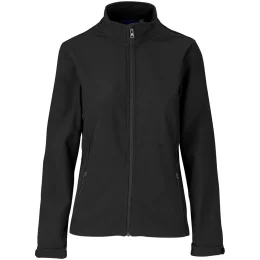 Ladies Pinnacle Softshell Jacket - BLACK - L