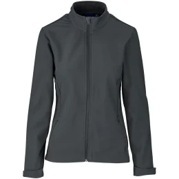 Ladies Pinnacle Softshell Jacket - GREY - 2XL