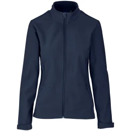 Ladies Pinnacle Softshell Jacket - NAVY - M