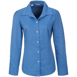 Ladies Long Sleeve Epic Shirt - BLUE - L