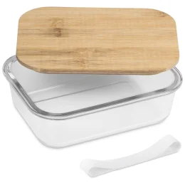 Okiyo Moshi Glass & Bamboo Lunch Box - NATURAL