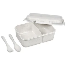 Okiyo Ranchi Wheat Straw Lunch Box Set - NATURAL