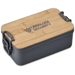 Urban Terrain Lakeside Double Layer Lunch Box & Cutlery Set - DARK GREY