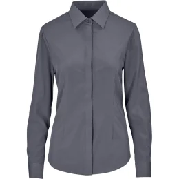 Ladies Long Sleeve Alex Varga Sorrento Shirt - CHARCOAL - 4XL