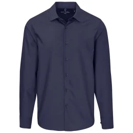 Mens Long Sleeve Alex Varga Hallstatt Shirt - NAVY - 5XL