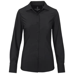 Ladies Long Sleeve Alex Varga Hallstatt Shirt - BLACK - M