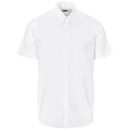 Mens Short Sleeve Sheffield Stretch Shirt - WHITE - M