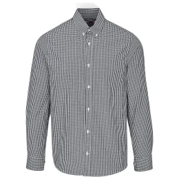 Mens Long Sleeve Ashford Shirt - BLACK - XL