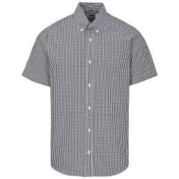 Mens Short Sleeve Ashford Shirt - BLACK - S
