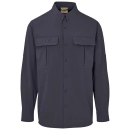 Mens Long Sleeve Amatola Shirt - CHARCOAL - XL