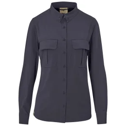 Ladies Long Sleeve Amatola Shirt - CHARCOAL - 4XL