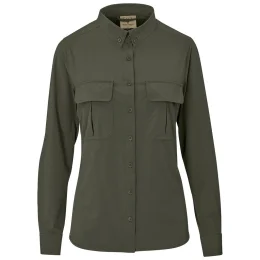 Ladies Long Sleeve Amatola Shirt - OLIVE - 3XL