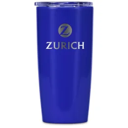 Altitude Daytona Plastic 2-in-1 Double-Wall Tumbler & Straw - BLUE