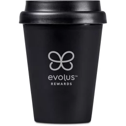 Altitude Perk Recycled Plastic Double-Wall Tumbler – 300ml - BLACK