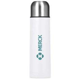 Altitude Alpaca Stainless Steel Vacuum Flask – 500ml - SOLID WHITE