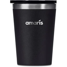 Alex Varga Figo Stainless Steel Vacuum Tumbler – 370ml - BLACK