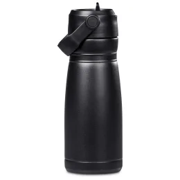Alex Varga Amba Stainless Steel Vacuum Water Bottle – 600ml - BLACK