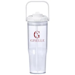 Kooshty Moomo Plastic Tumbler - SOLID WHITE