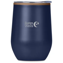Serendipio Ovolo Stainless Steel & Plastic Double-Wall Tumbler – 350ml - NAVY