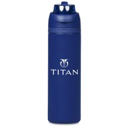 Slazenger Ranger Stainless Steel Vacuum Water Bottle - NAVY