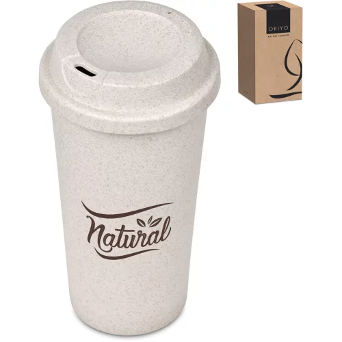 Okiyo Katagi Wheat Straw Double-Wall Tumbler – 450ml