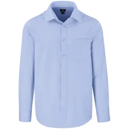Mens Long Sleeve Sycamore Shirt - BLUE - XL