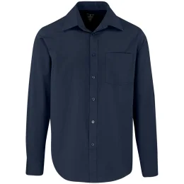 Mens Long Sleeve Sycamore Shirt - NAVY - S