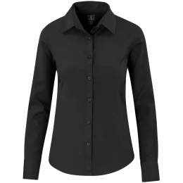 Ladies Long Sleeve Sycamore Shirt - BLACK - XL